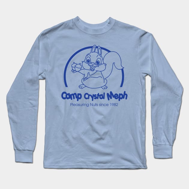 Blue Squirrel Logo Apparel Long Sleeve T-Shirt by CampDeathIIIin2D